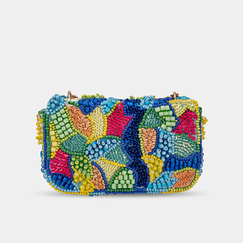 Vibrant Bloom Mosaic Bag