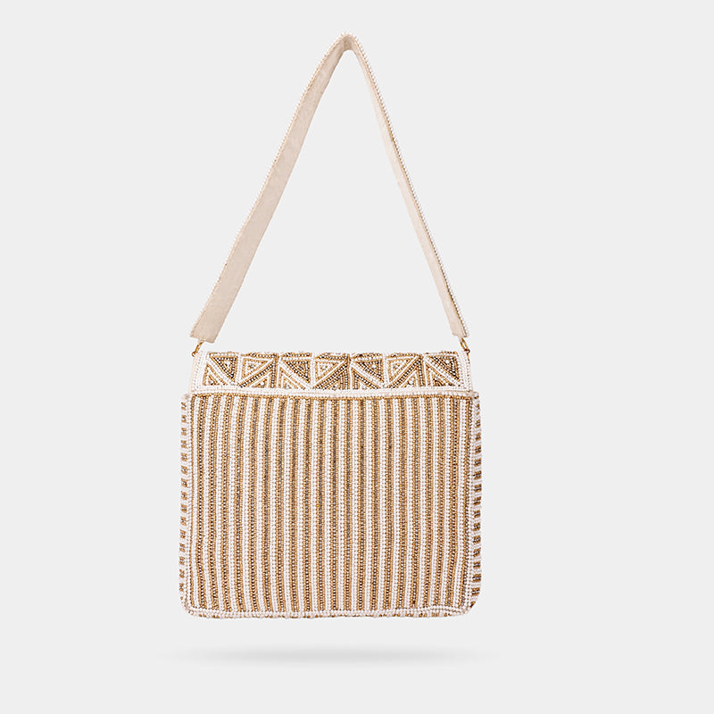 Ivory Prism Clutch