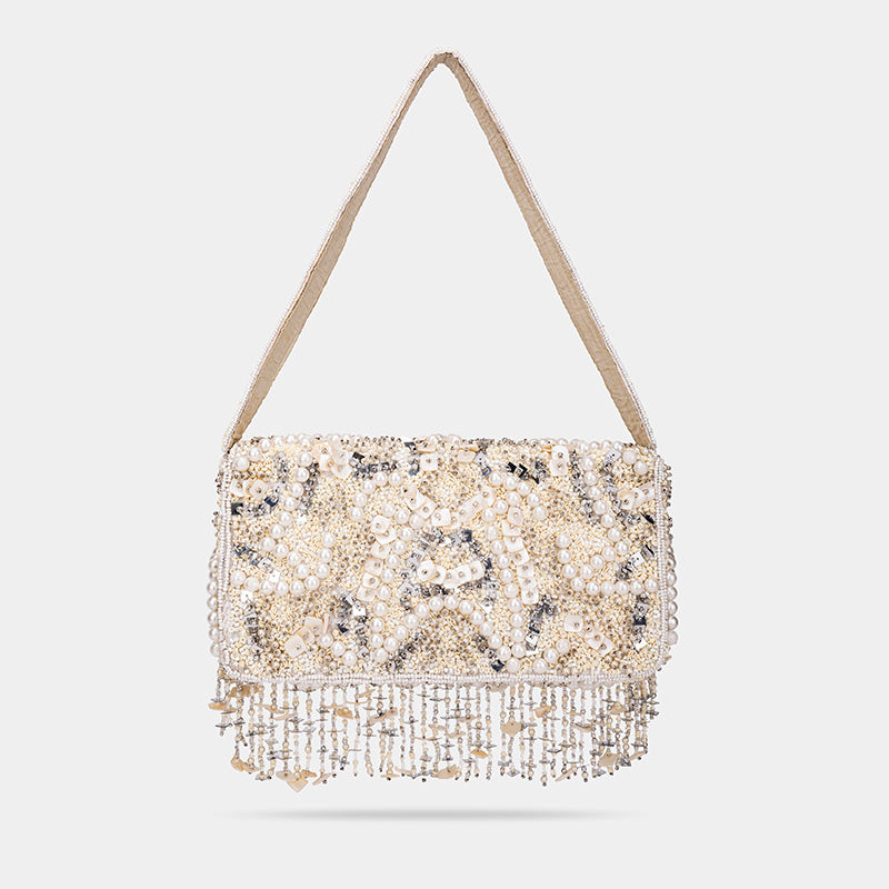 Moonlit Enchantress Beaded Clutch